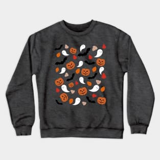 Happy Halloween Celebration Pattern Crewneck Sweatshirt